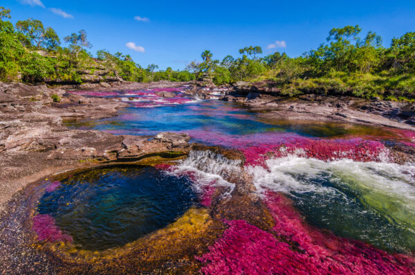Cano Cristales, Arcobaleno liquido